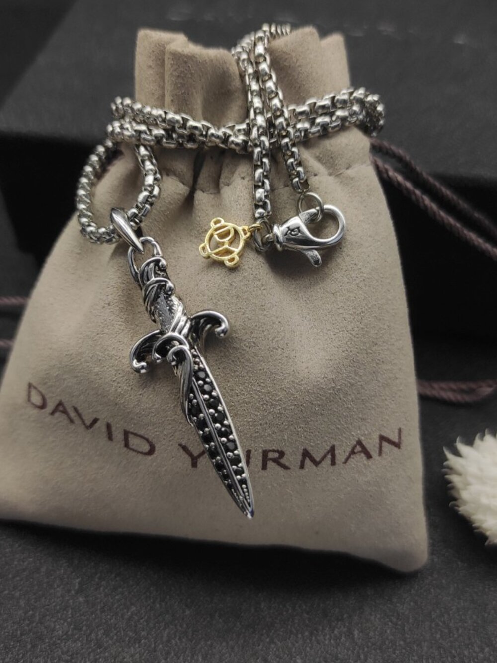 ✨ David Yurman Dagger Necklace